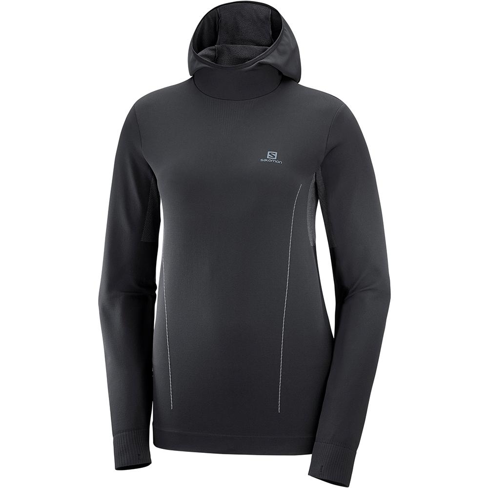 Salomon COMET SEAMLESS W Sudadera Mujer - Negras - Colombia (64731-PFTI)